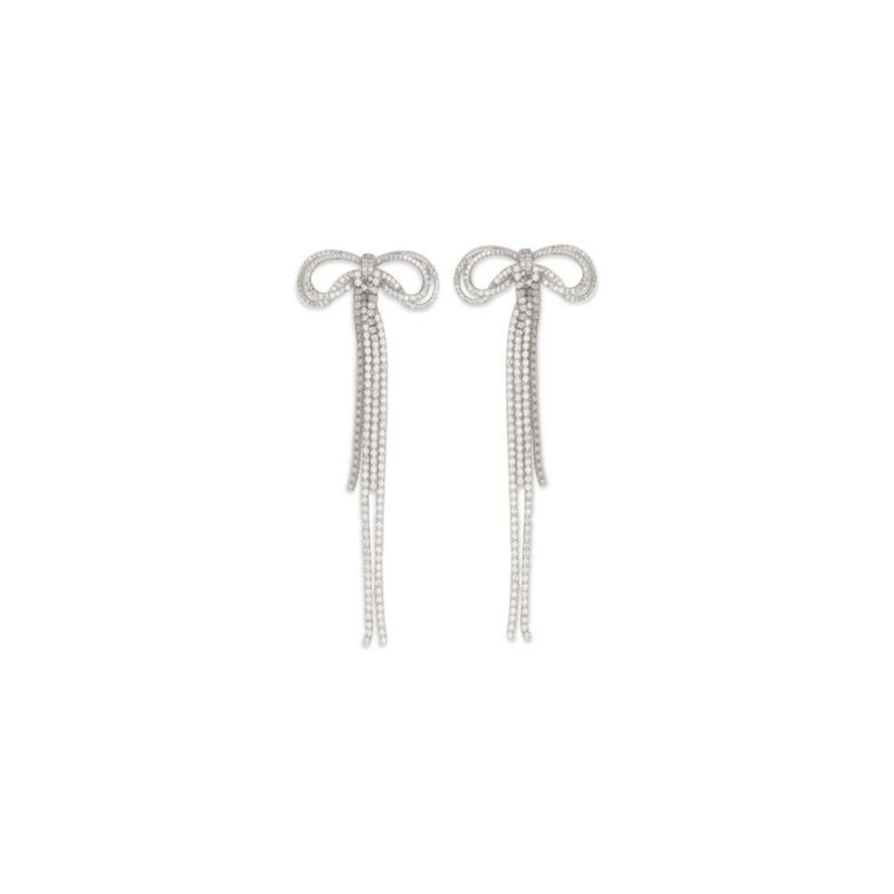 Self-Portrait Silver Brass Women's Earrings